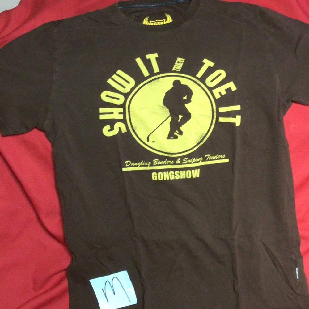 - GONGSHOW hockey tshirt